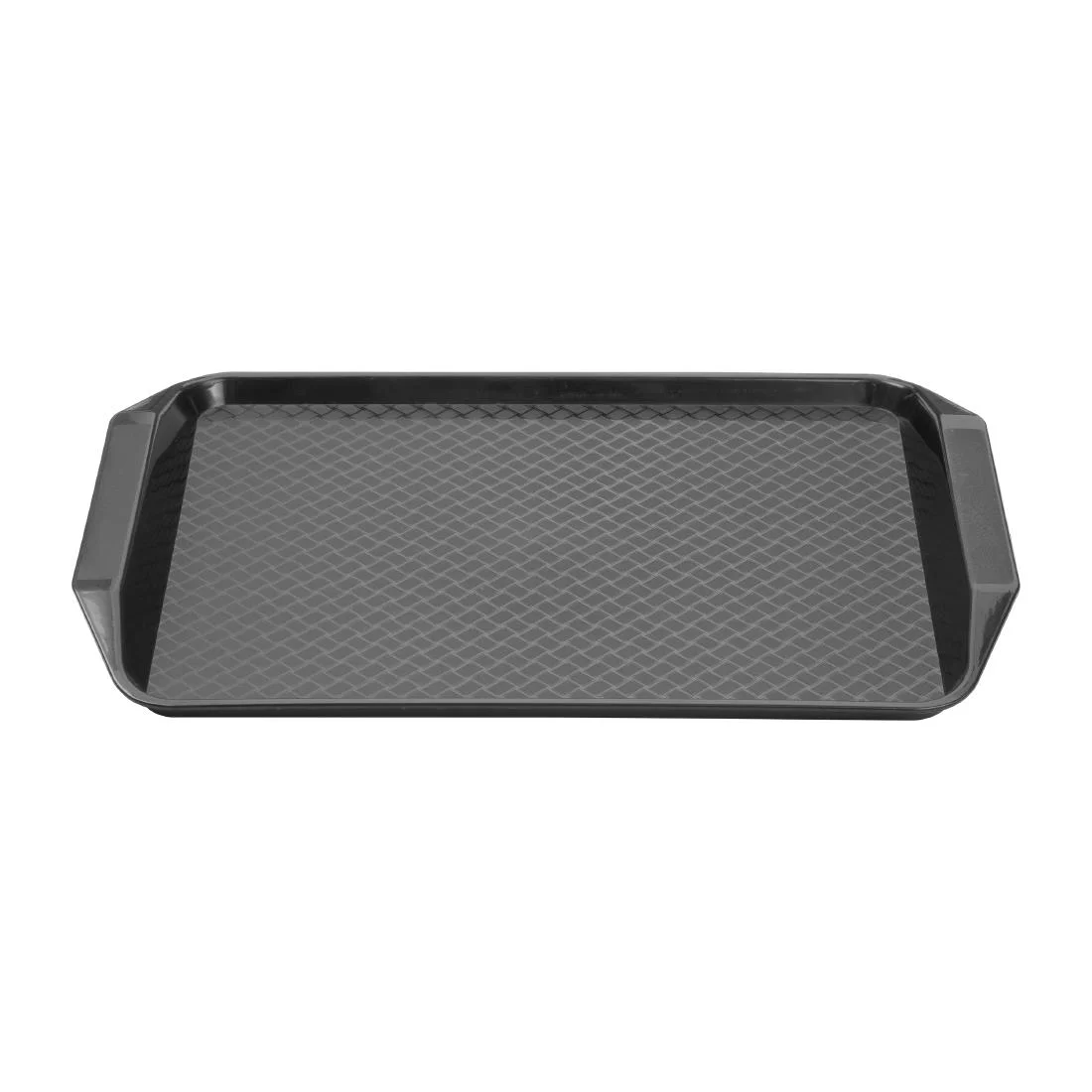 Olympia Kristallon Handled Fast Food Tray Black 435x305mm - Image 2