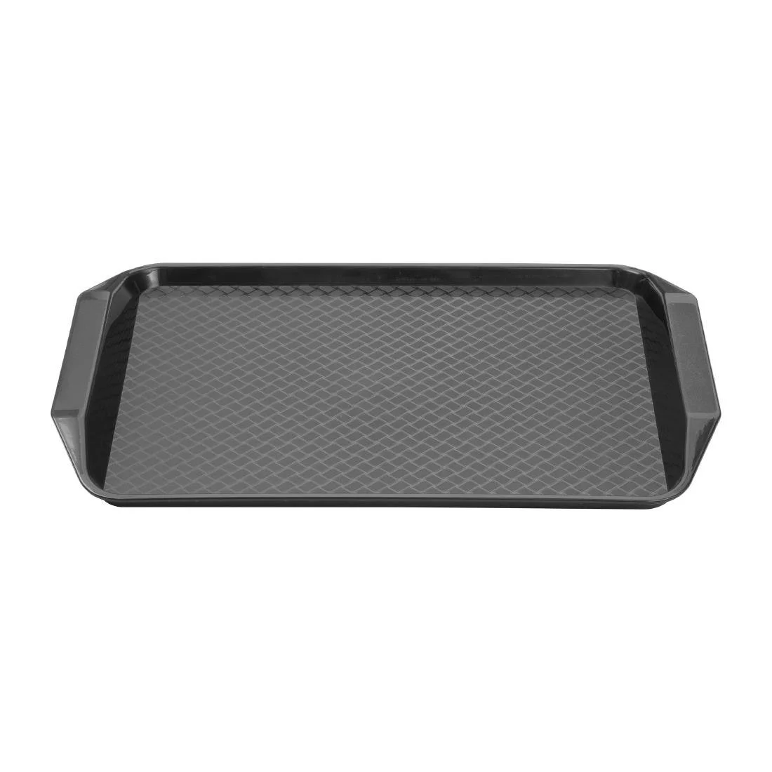 Olympia Kristallon Handled Fast Food Tray Black 435x305mm - Image 2