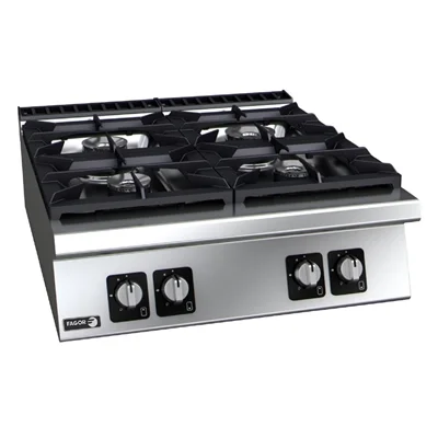 Fagor 900 Series 4 Burner Countertop Gas Hob - Image 2