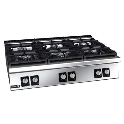 Fagor 900 Series 6 Burner Countertop Gas Hob - Image 2