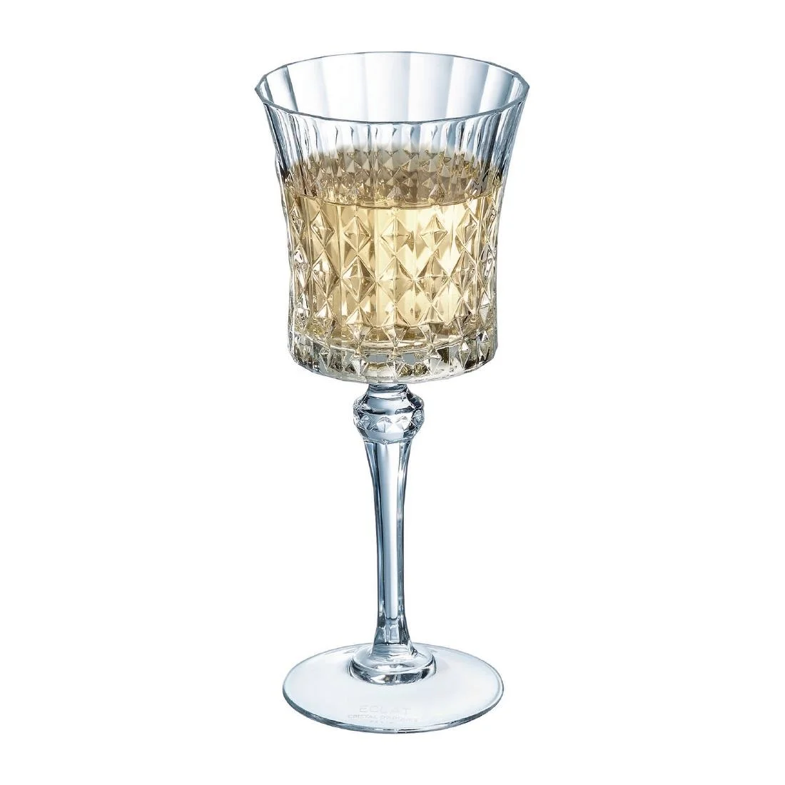 Cristal d'Arques Lady Diamond Wine Glasses 270ml (8 pack) - Image 3