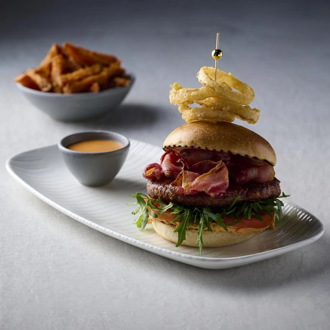 Churchill Era Grey Chef's Oblong Plates 350x187mm (6 Pack) - Image 3