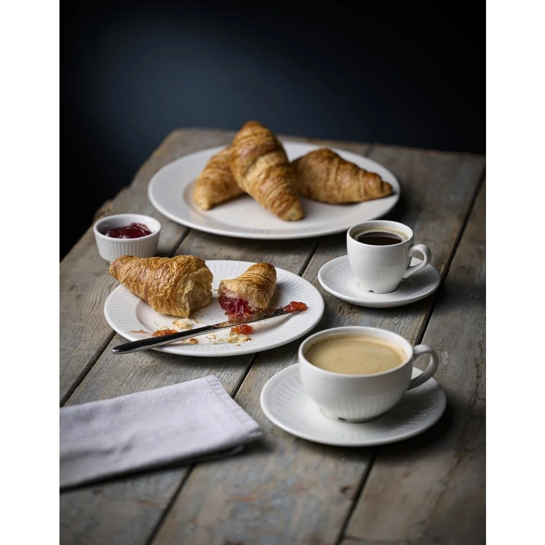 Churchill Era Grey Profile Plates 165mm (12 Pack) - Image 3