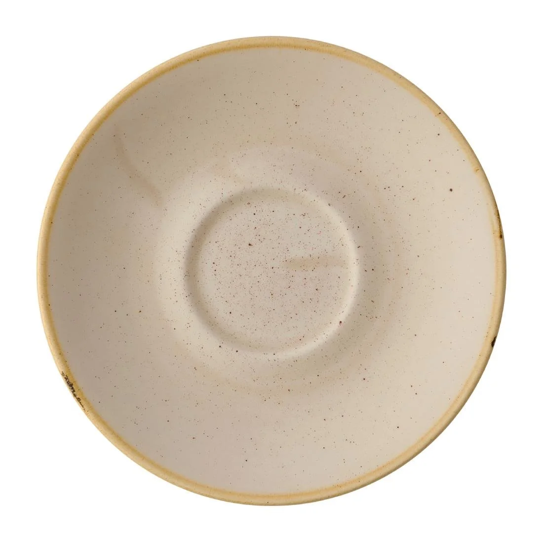 Churchill Stonecast Nutmeg Cream Cafe Cappuccino Saucers 158mm (12 Pack)