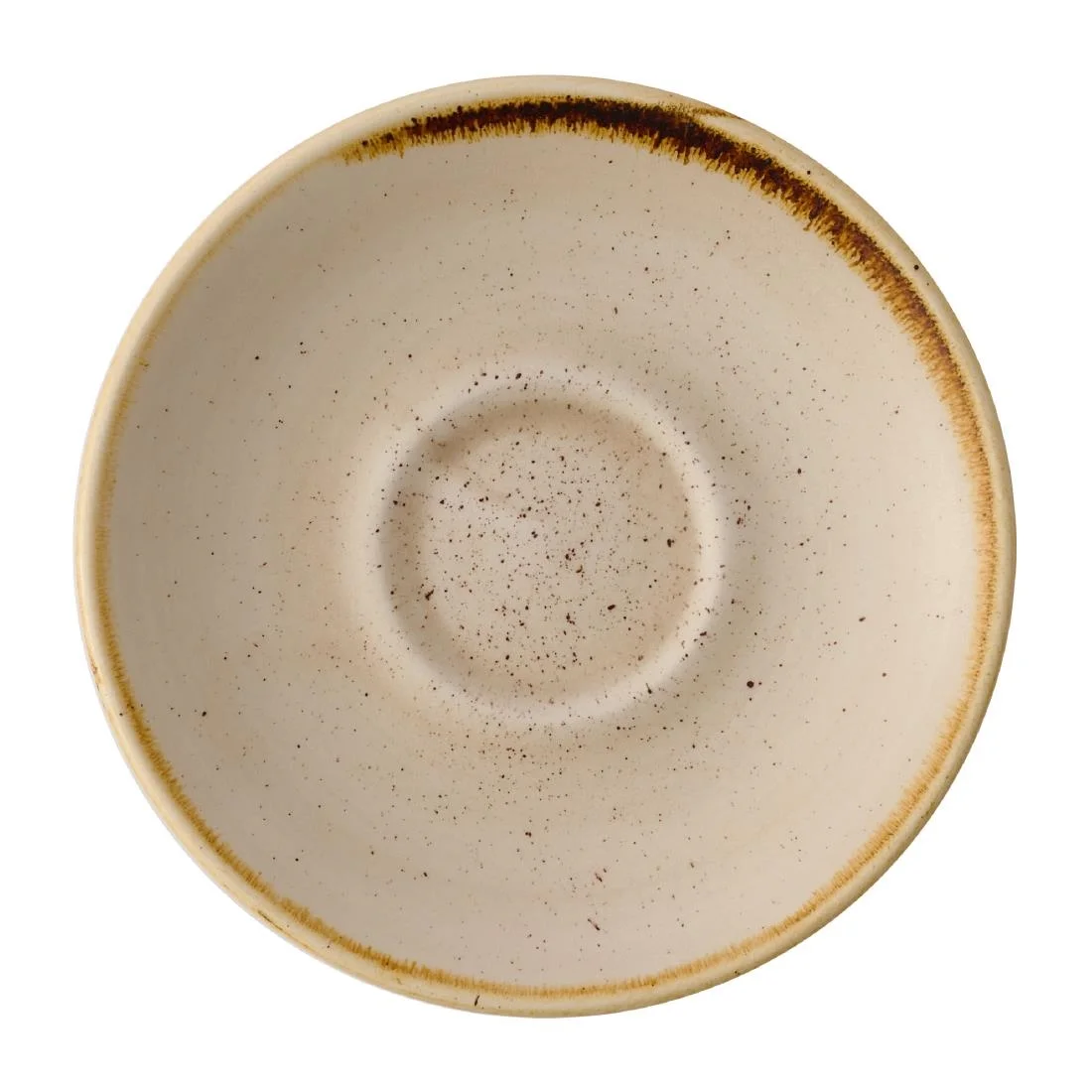 Churchill Stonecast Nutmeg Cream Cafe Espresso Saucers 115mm (12 Pack)
