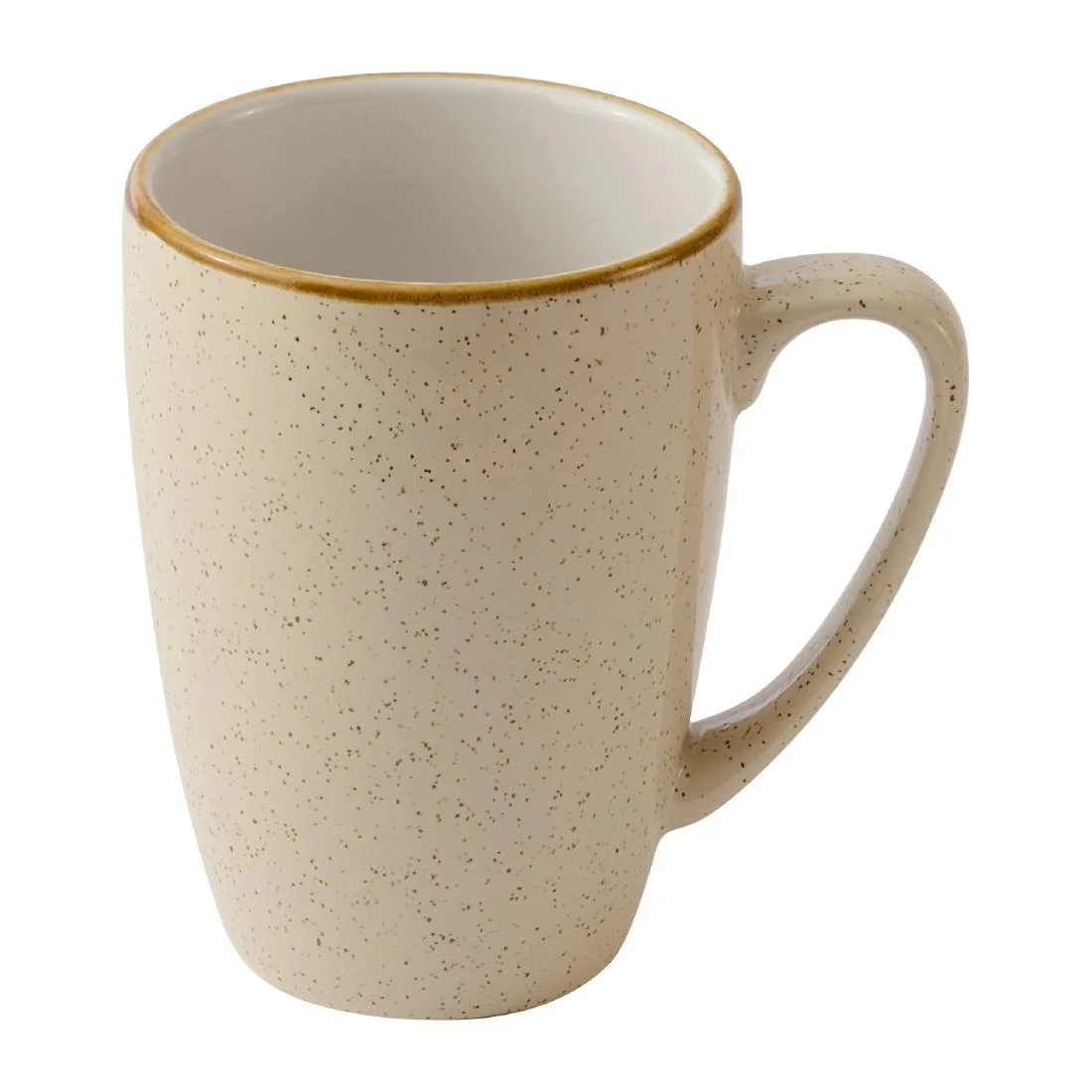 Churchill Stonecast Nutmeg Cream Profile Mugs 355ml (12 Pack)