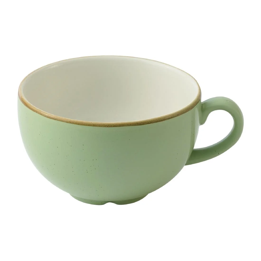 Churchill Stonecast Sage Green Cafe Cappuccino Cups 355ml (12 Pack)