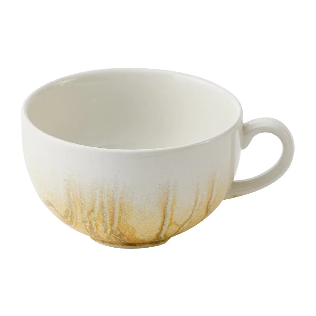 Churchill China Tide Gold Cafe Cappuccino Cups 355ml (12 Pack)
