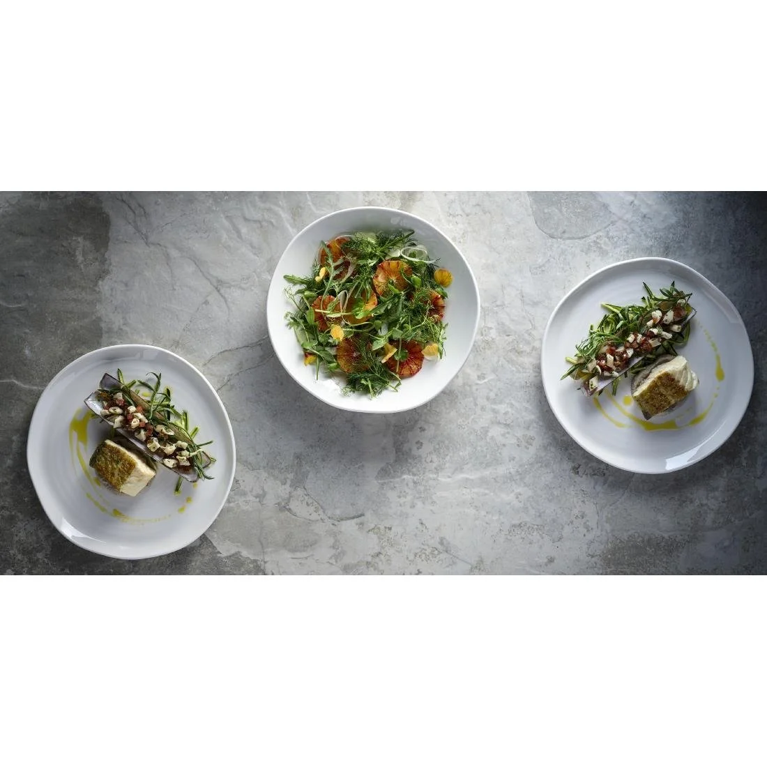 Churchill Envisage White Natural Plates 260mm (6 Pack) - Image 2