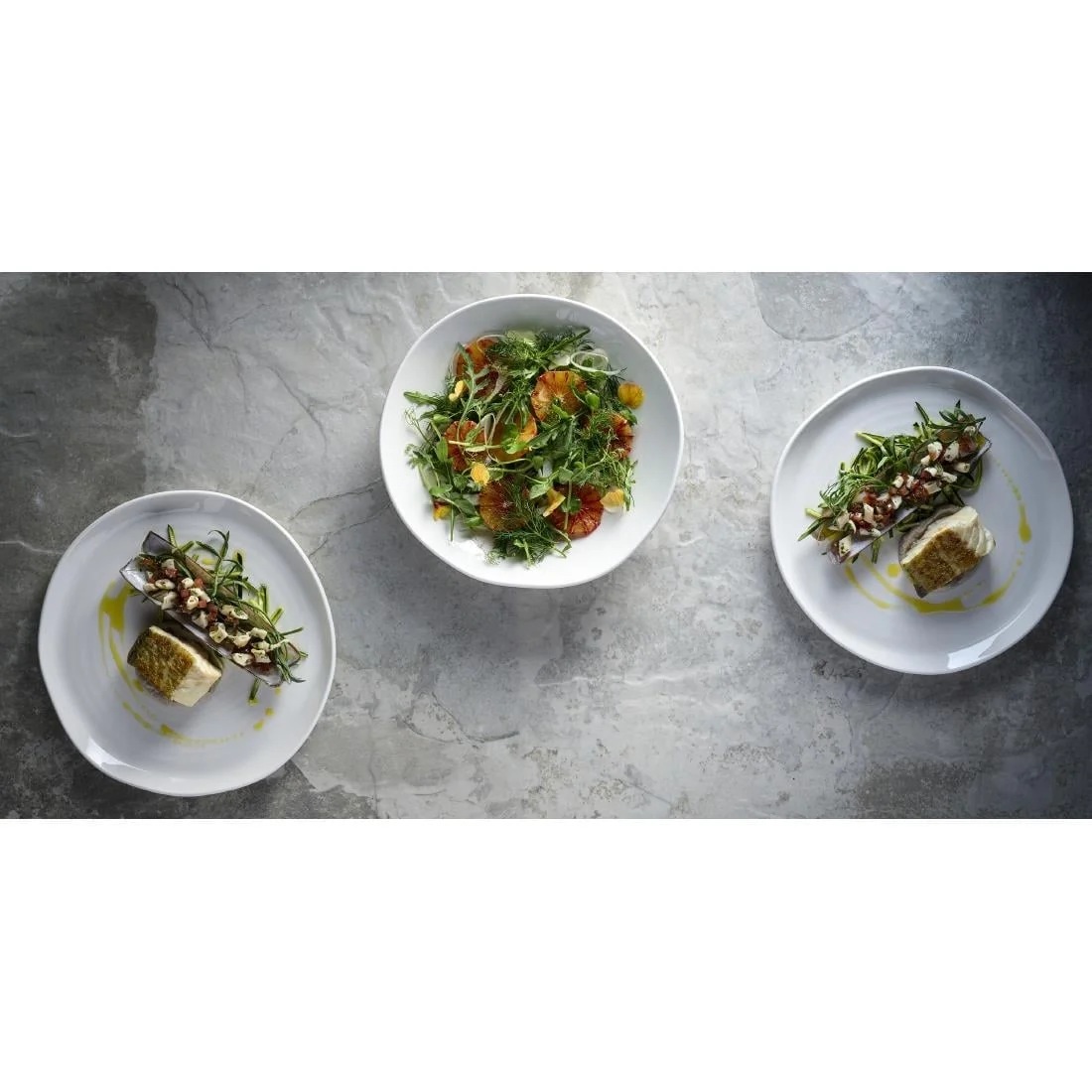 Churchill Envisage White Natural Bowls 250mm (6 Pack) - Image 2