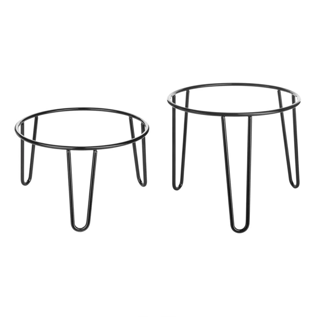 Olympia Non-Slip Riser Round Black Wire 210x120mm - Image 7