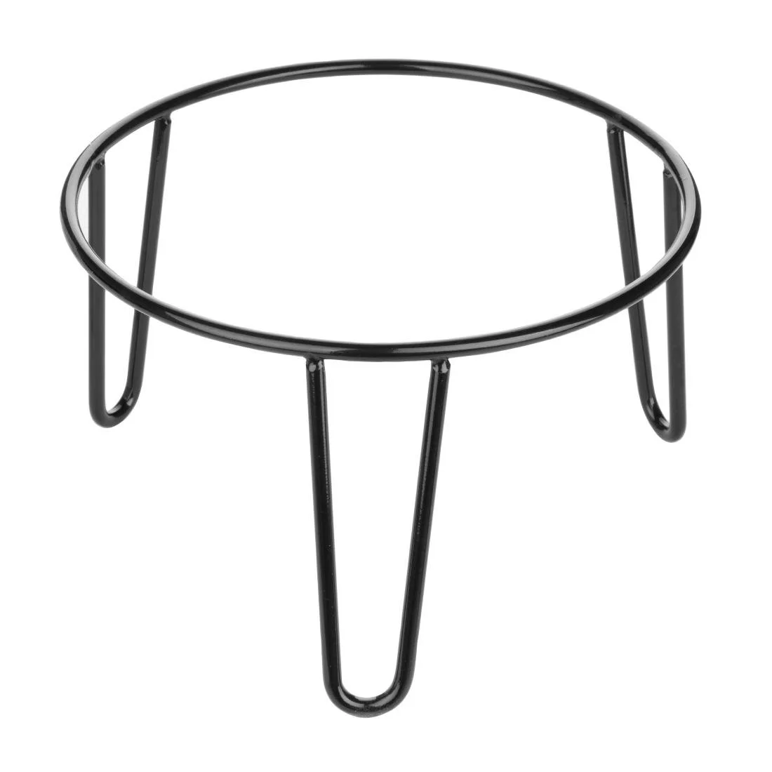 Olympia Non-Slip Riser Round Black Wire 210x120mm - Image 8