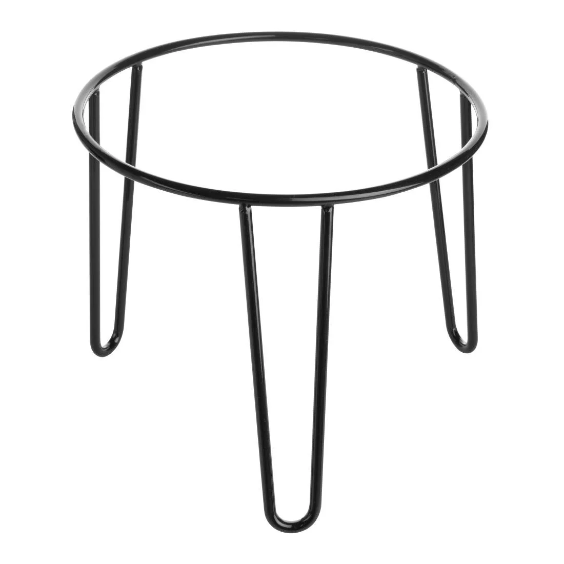 Olympia Non-Slip Riser Round Black Wire 210x180mm - Image 4