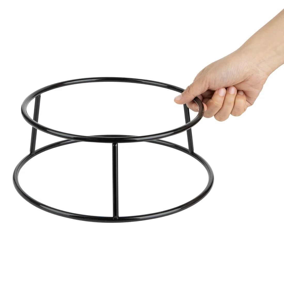 Olympia Non-Slip Multi-Round Riser Black Wire 230x260x100mm - Image 8