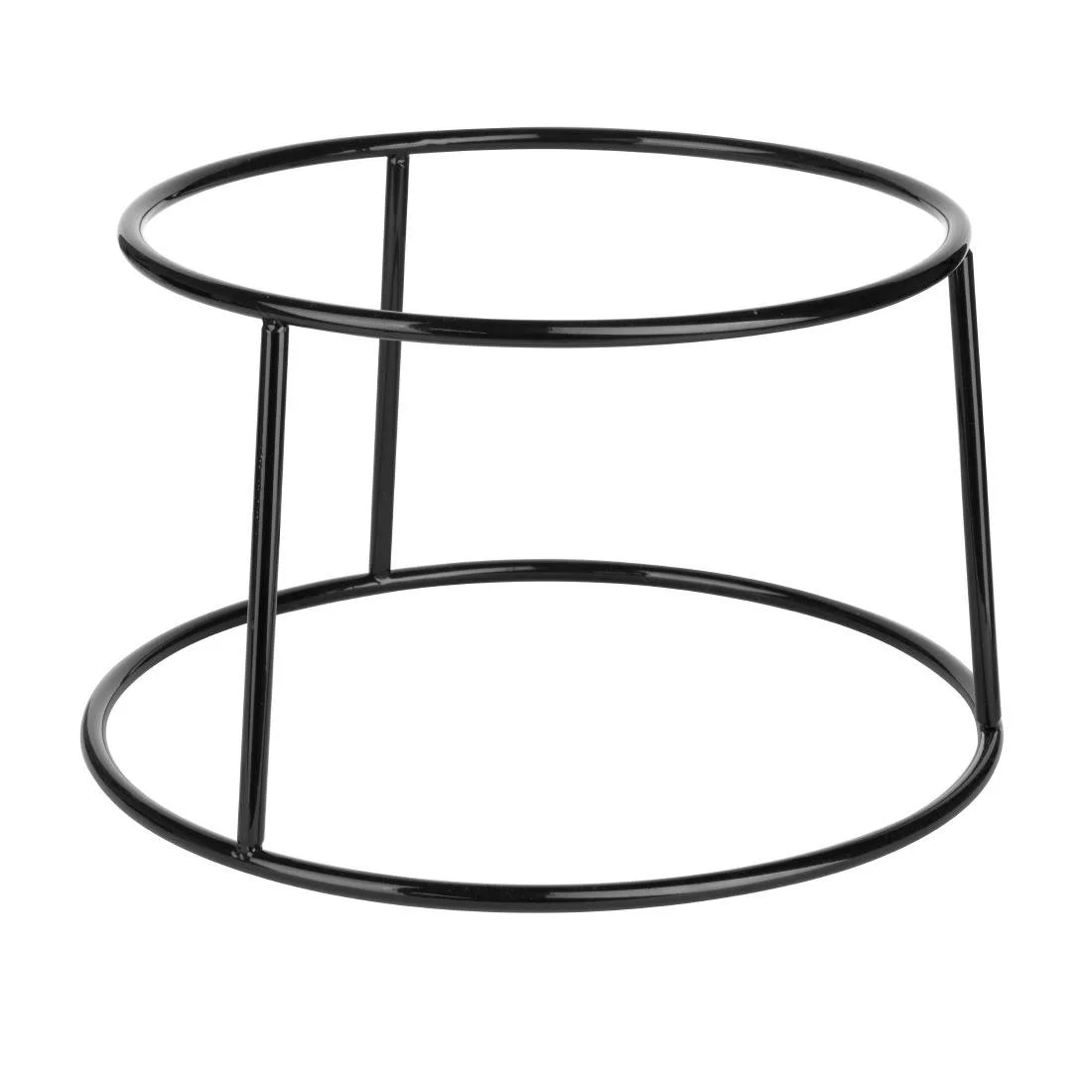 Olympia Non-Slip Riser Round Multi Black Wire 230x260x150mm - Image 1