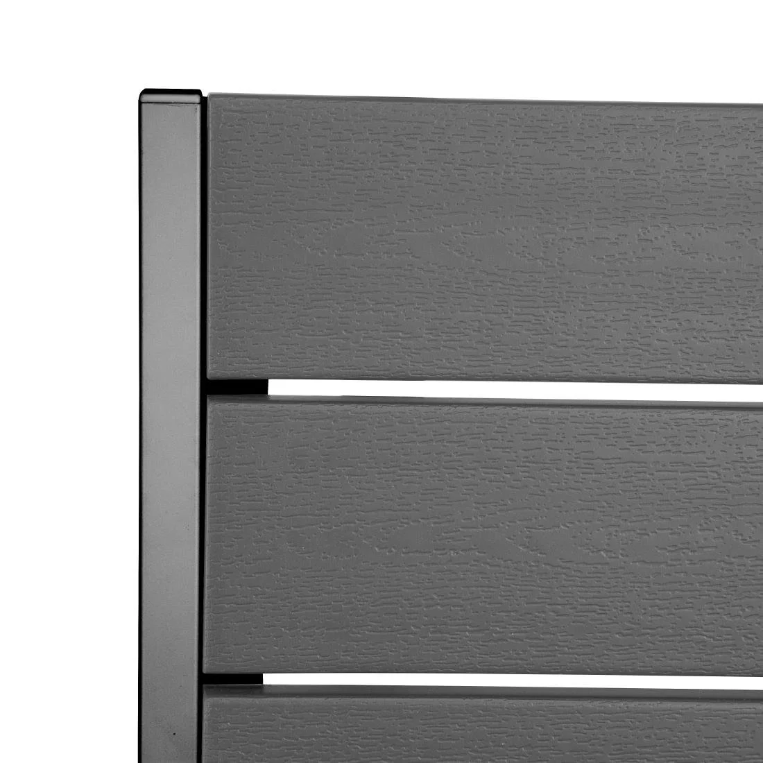 Bolero Valletta Grey Slatted Side Chair (4 Pack) - Image 9