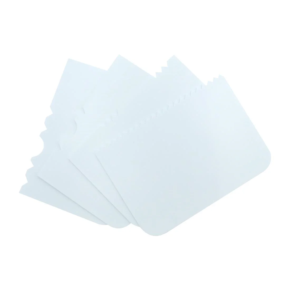 PME Side Scrapers Patterned Edge Plastic (4 Pack) - Image 3