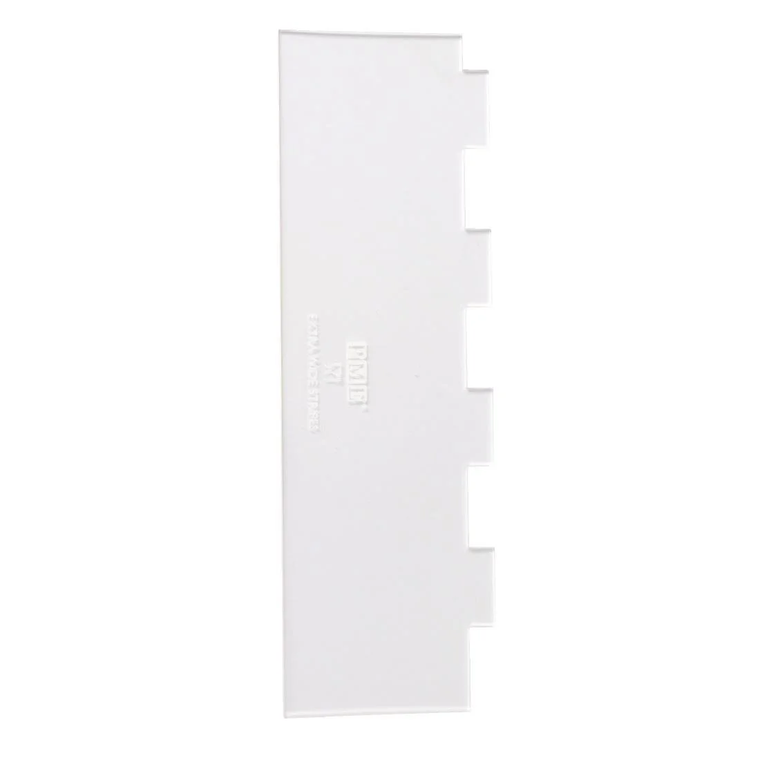 PME Side Scrapers Patterned Acrylic Extra Wide Stripes 255mm - Image 1