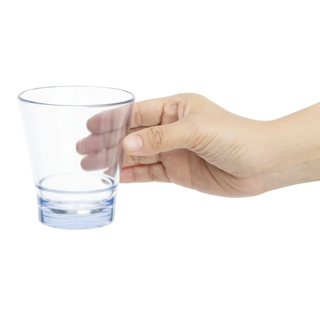 Olympia Kristallon Polycarbonate Stacking Tumblers - Blue 250ml (6 Pack) - Image 3