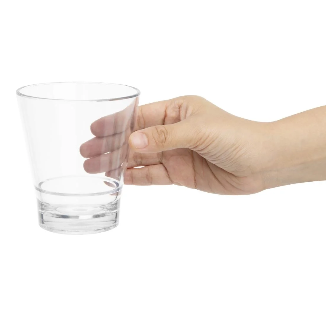 Olympia Kristallon Polycarbonate Stacking Tumblers - Clear 350ml (6 Pack) - Image 3