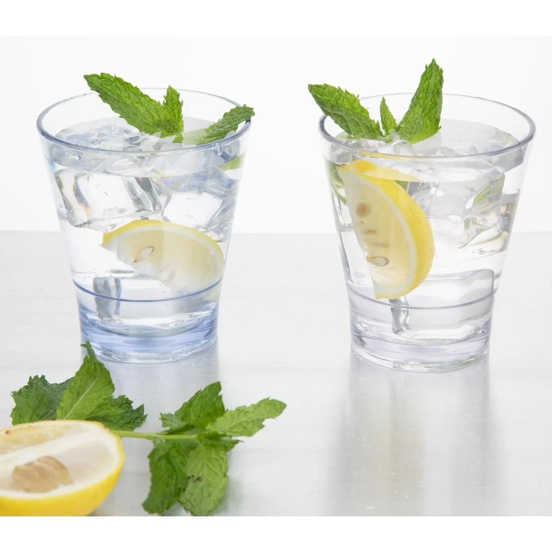 Olympia Kristallon Polycarbonate Stacking Tumblers - Clear 350ml (6 Pack) - Image 5