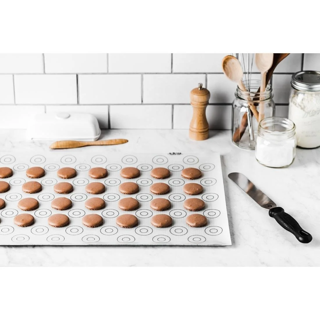 De Buyer Silicon Non-Stick Pastry Mat 400x300mm - Image 5