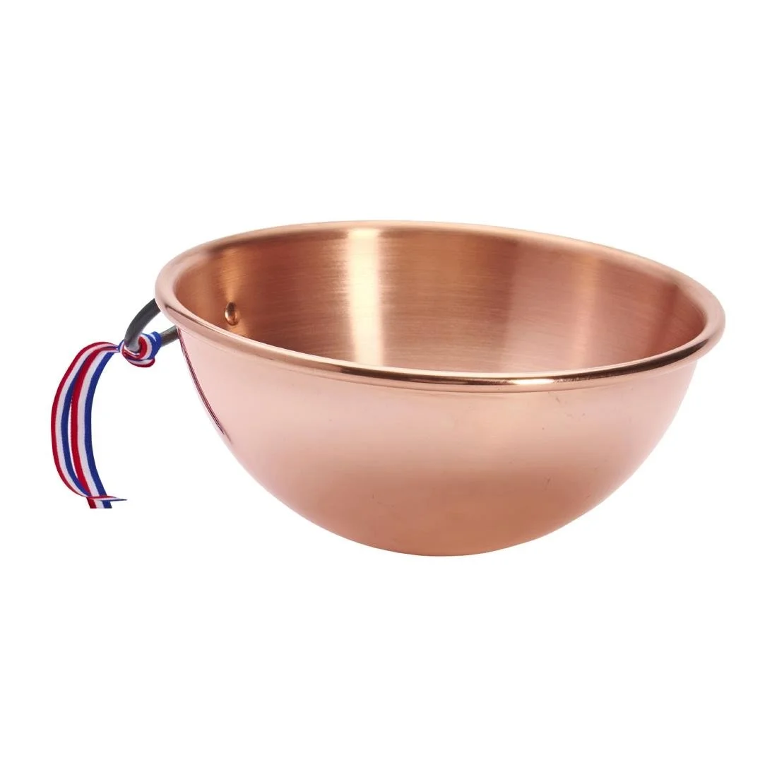 De Buyer Copper Egg Whites Bowl with Cast Iron Ring Handle 200mm - Image 7
