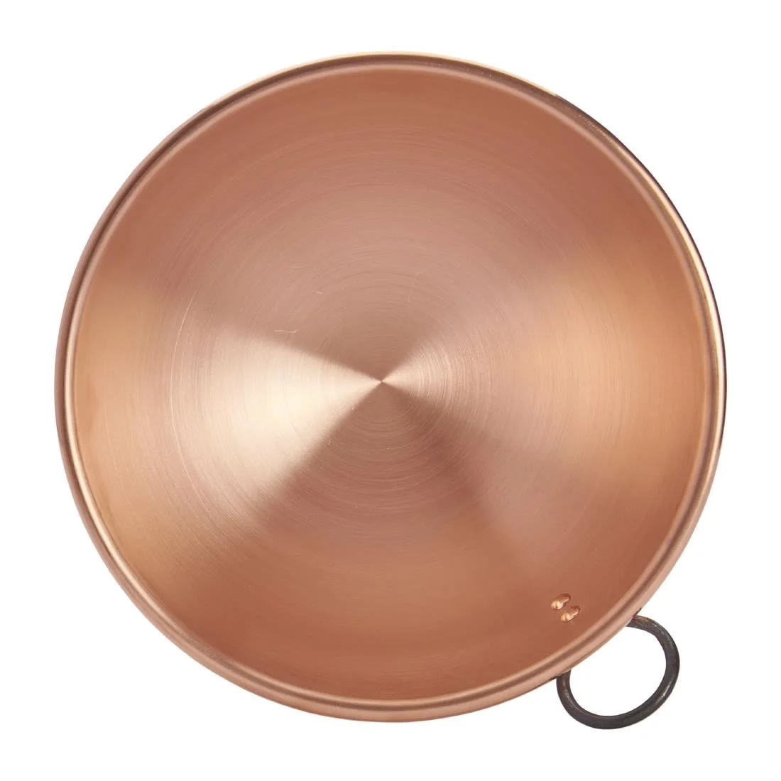 De Buyer Copper Egg Whites Bowl with Cast Iron Ring Handle 200mm - Image 8