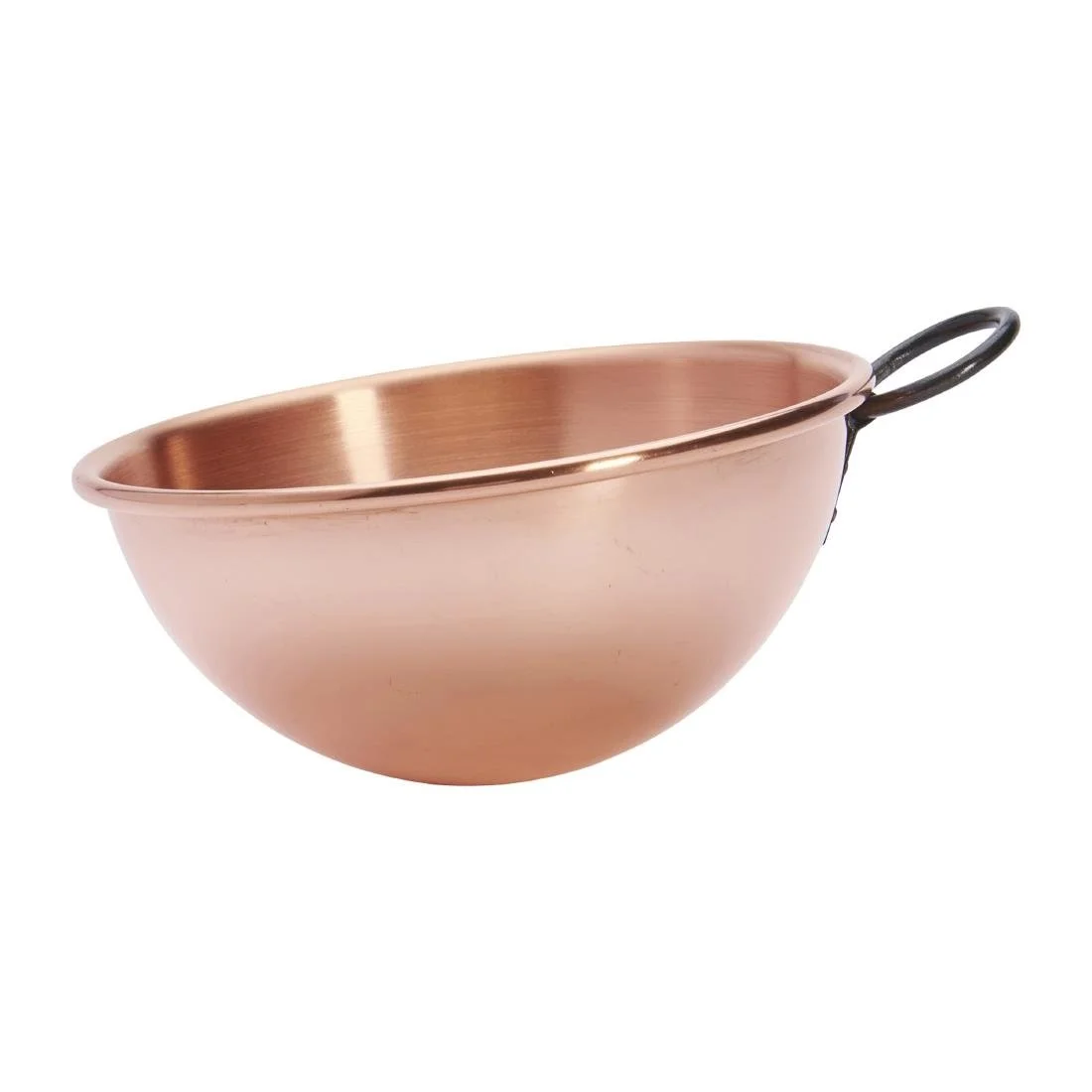 De Buyer Copper Egg Whites Bowl with Cast Iron Ring Handle 200mm - Image 9