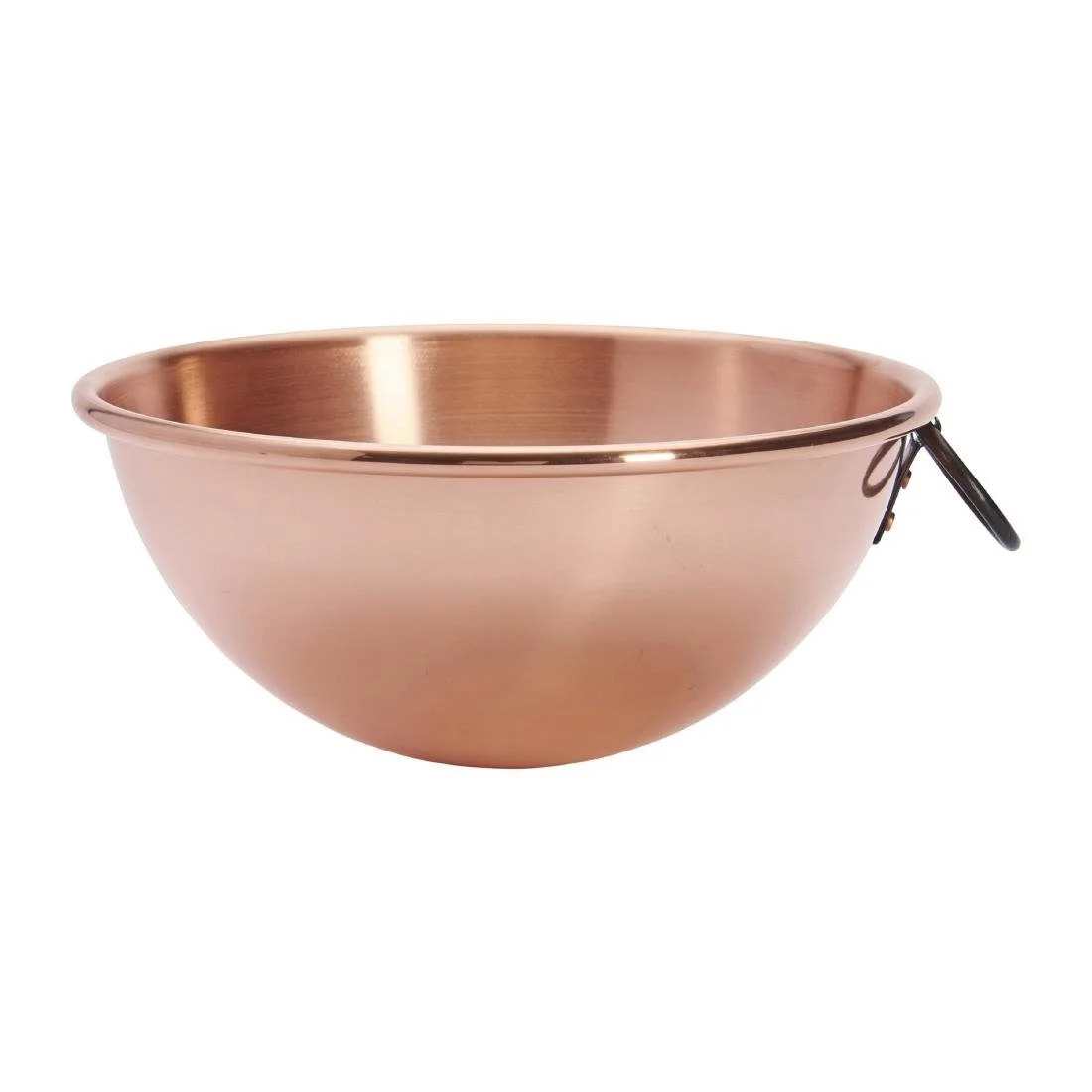 De Buyer Copper Egg Whites Bowl with Cast Iron Ring Handle 200mm