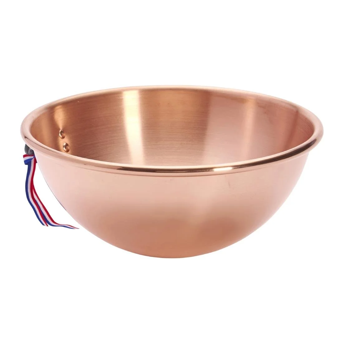 De Buyer Copper Egg Whites Bowl with Cast Iron Ring Handle 200mm - Image 10
