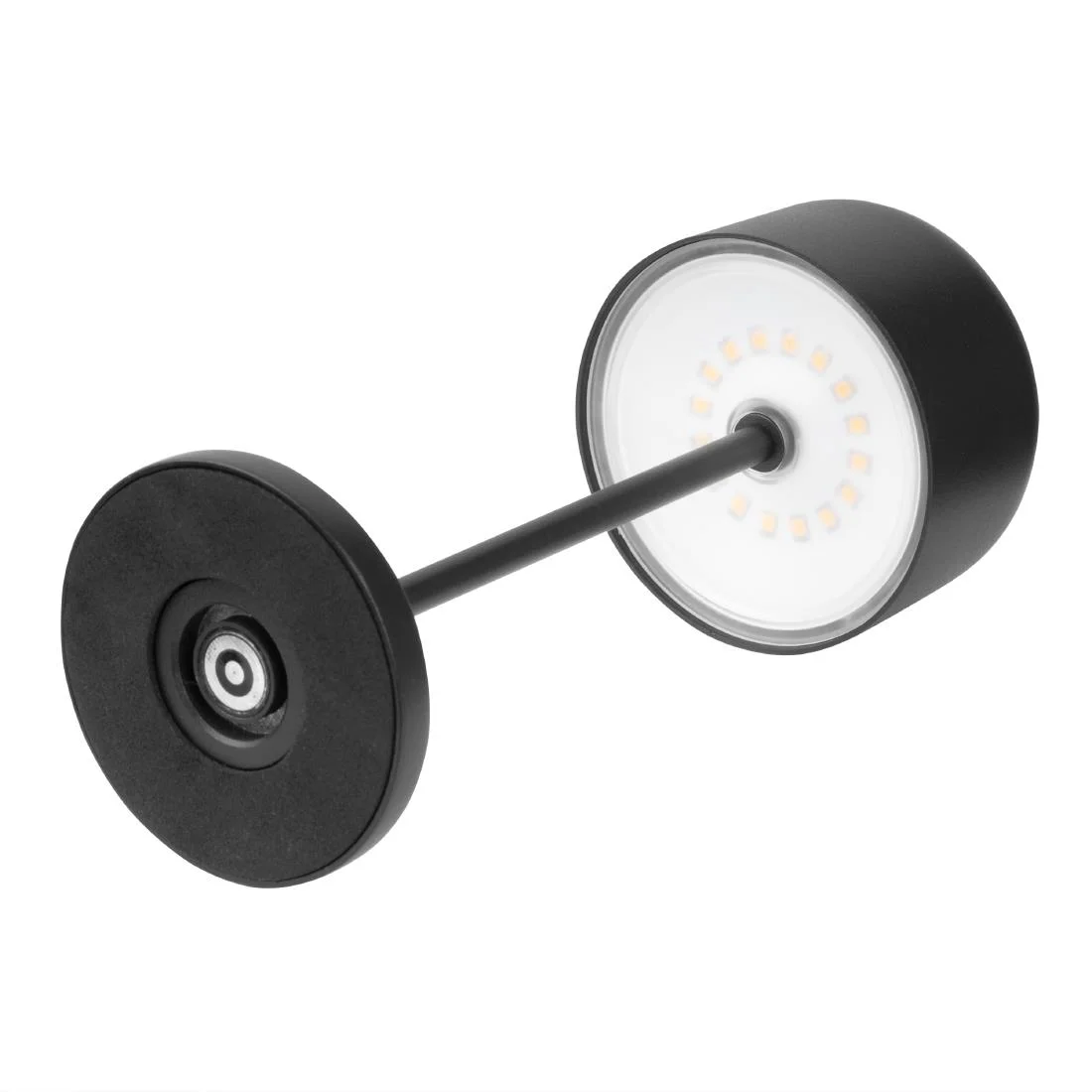 Olympia Siena Table Lamp Round Dome Black 200mm - Image 2