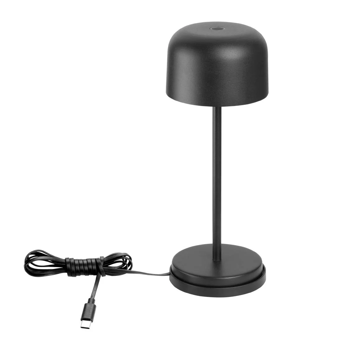 Olympia Siena Table Lamp Round Dome Black 200mm - Image 7