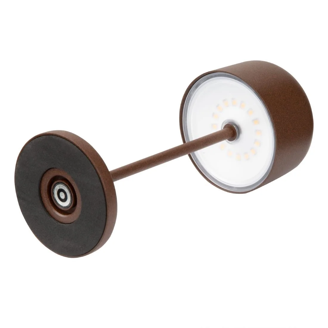 Olympia Siena Table Lamp Round Dome Chestnut 200mm - Image 2