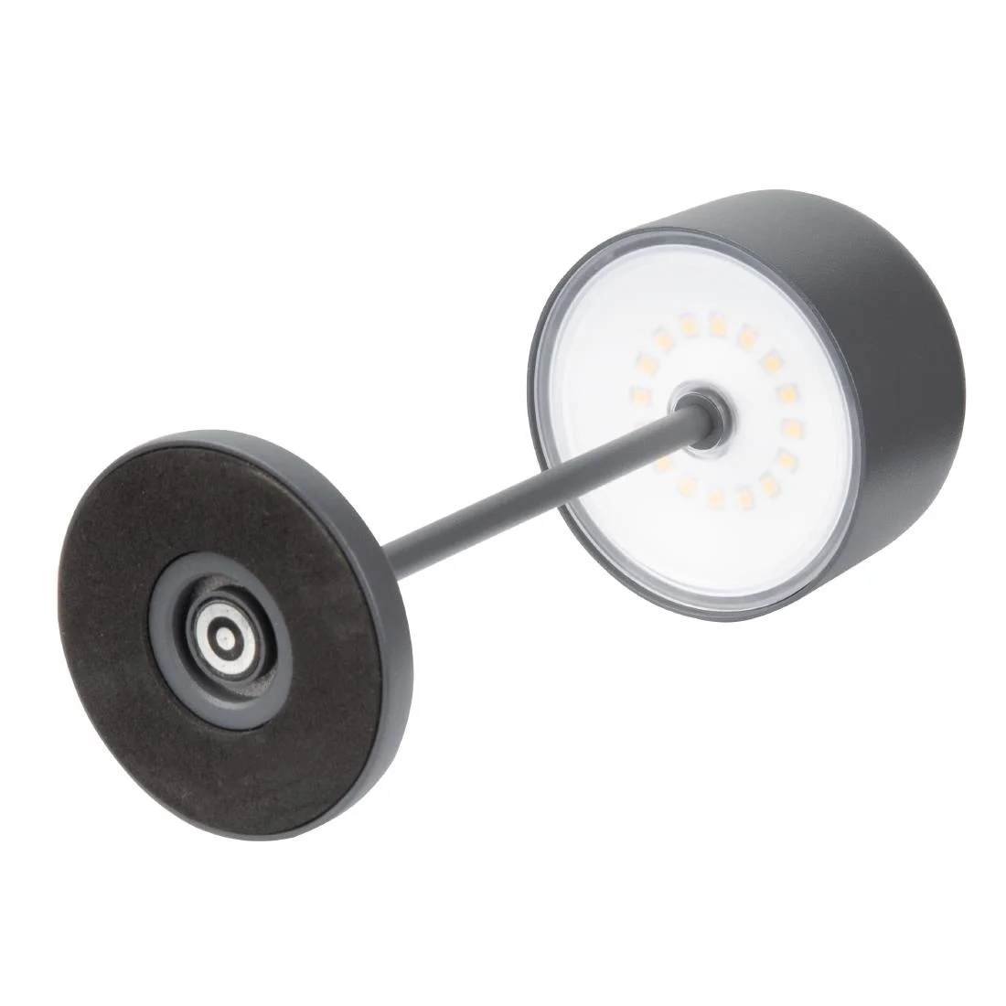 Olympia Siena Table Lamp Round Dome Grey 200mm - Image 3