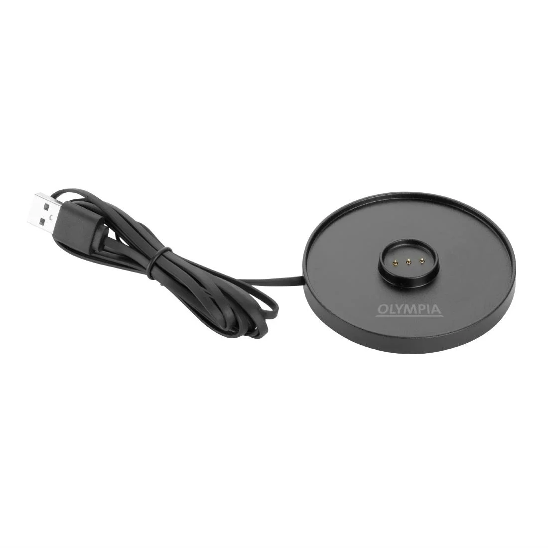 Olympia Siena Table Lamp Round Dome Grey 200mm - Image 4