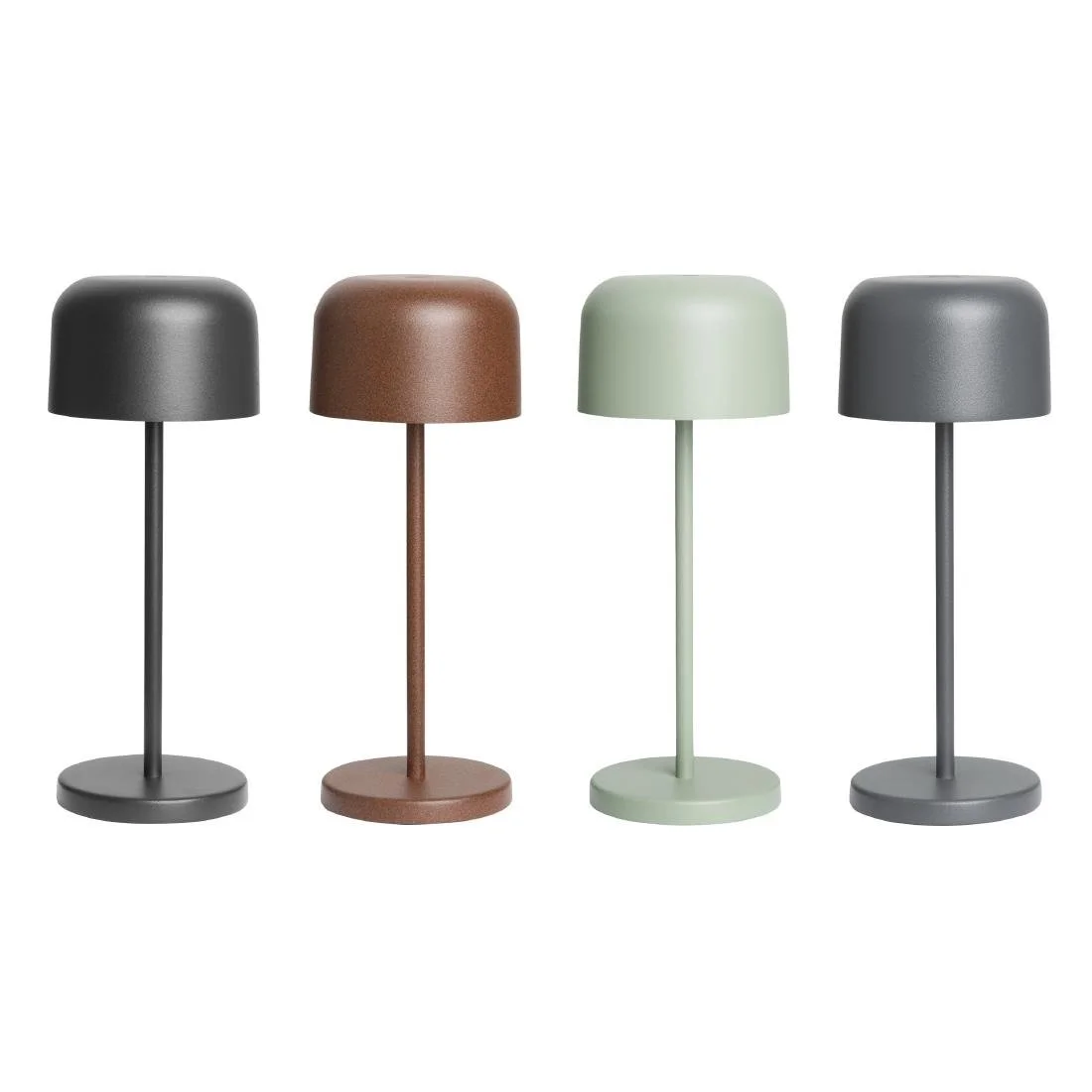Olympia Siena Table Lamp Round Dome Grey 200mm - Image 6