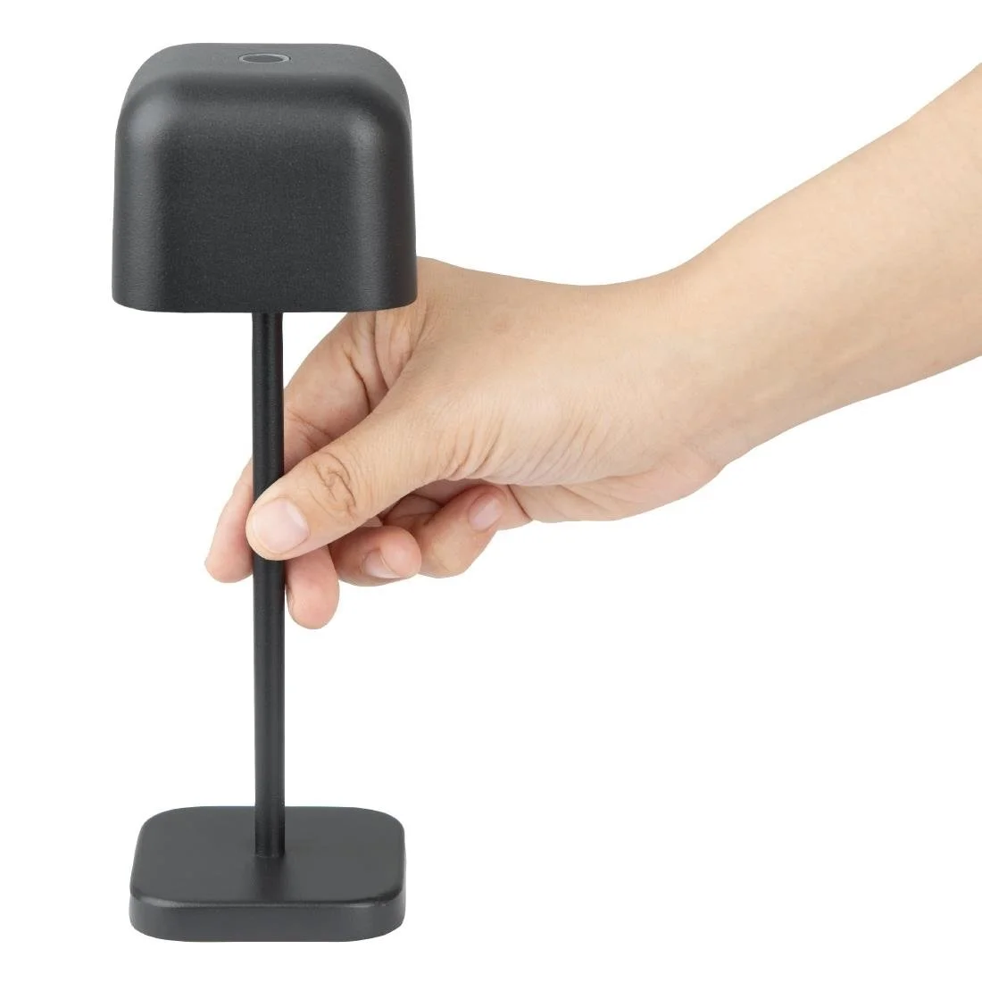 Olympia Lucca Table Lamp Squared Dome Black 200mm - Image 5