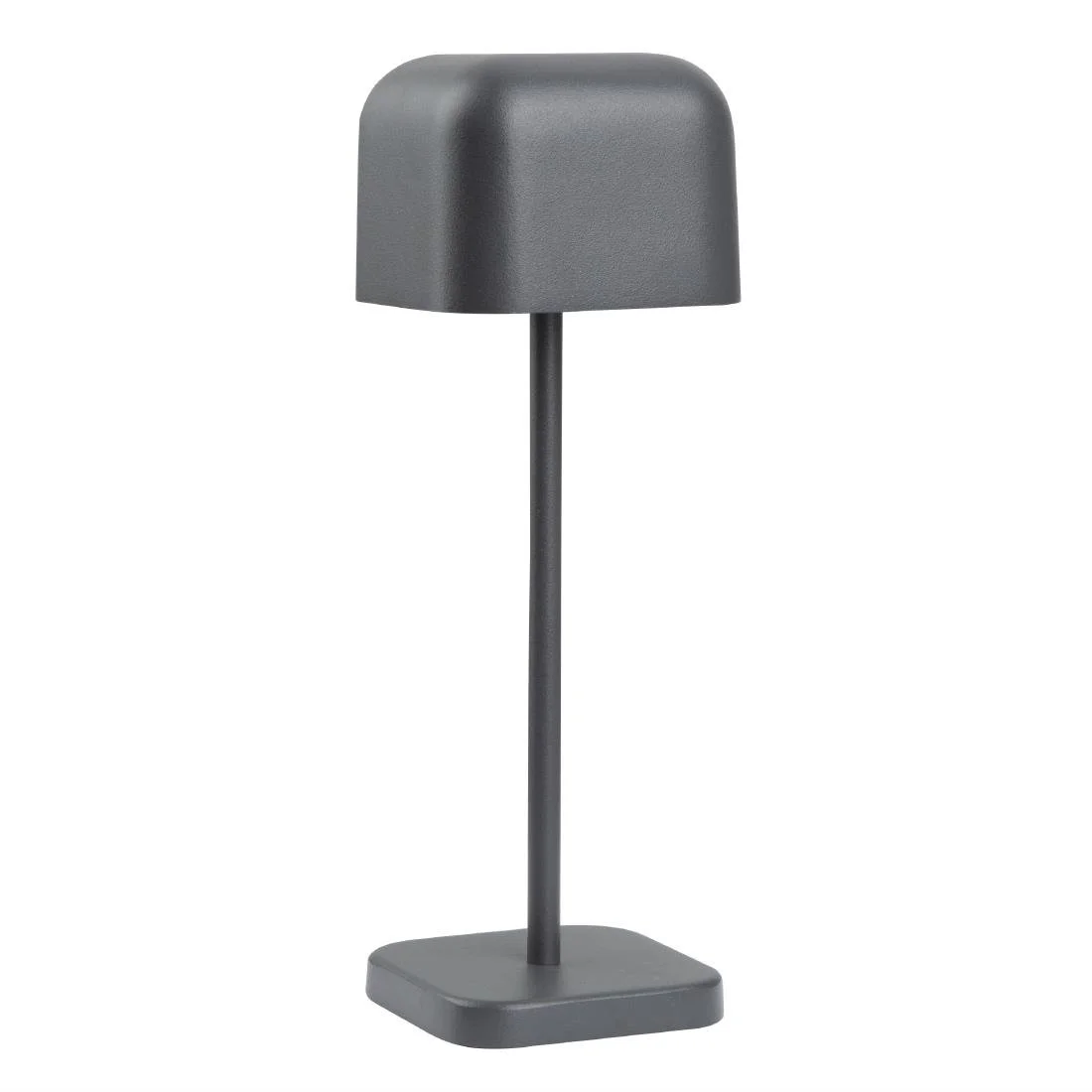 Olympia Lucca Table Lamp Squared Dome Grey 200mm