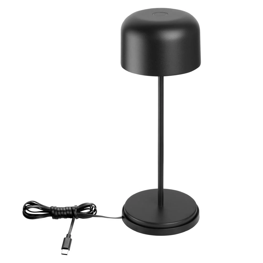 Olympia Siena Table Lamp Round Dome Black 300mm - Image 7