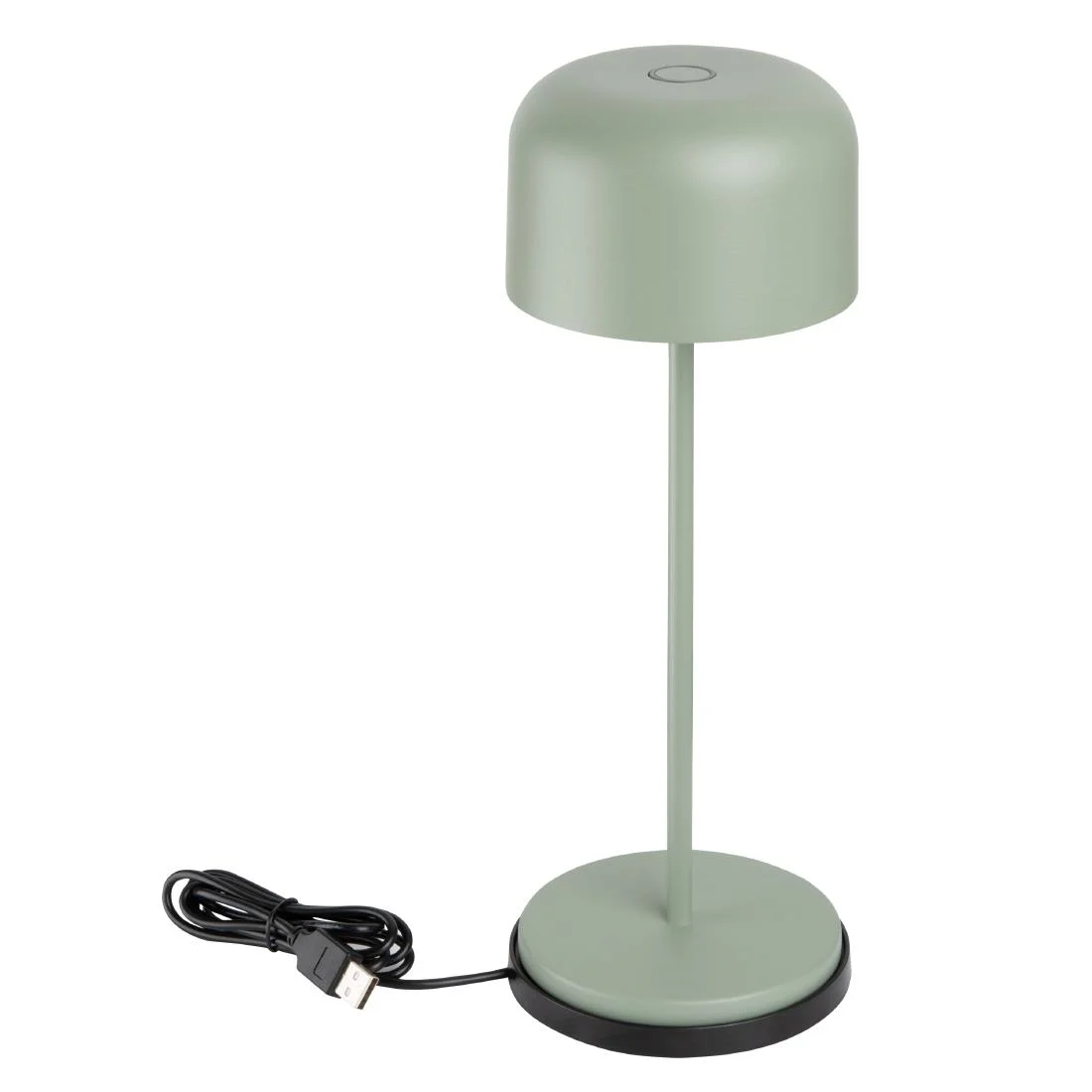 Olympia Siena Table Lamp Round Dome Sage 300mm - Image 2