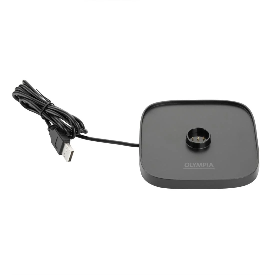 Olympia Lucca Table Lamp Squared Dome Sage 300mm - Image 2