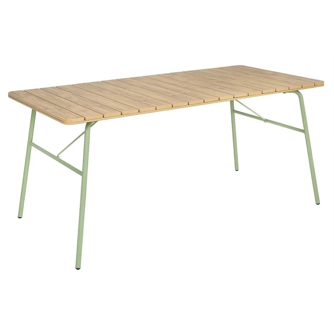 Bolero Melbourne Outdoor Polywood Dining Table 1610x800x734mm - Image 1