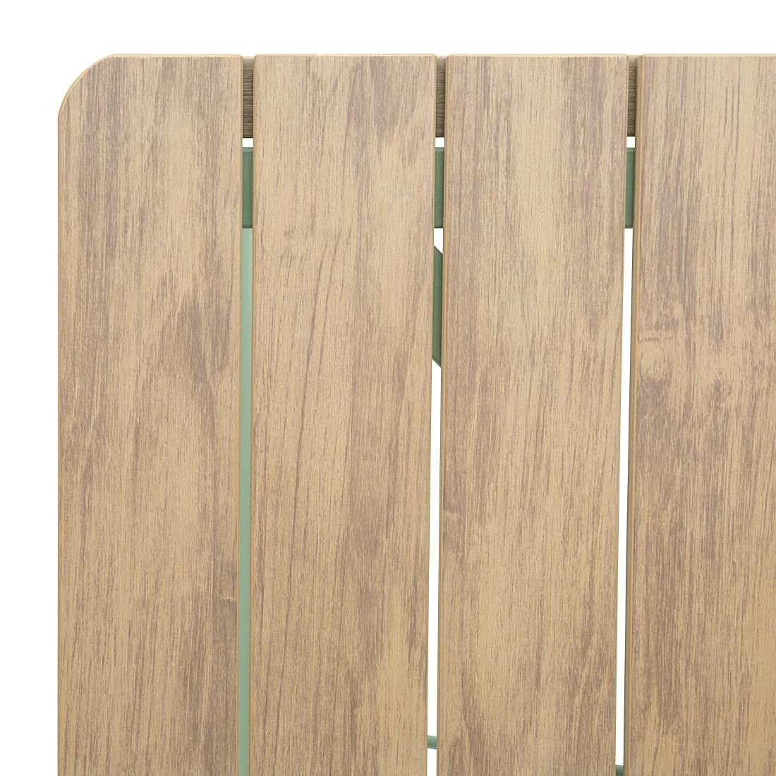 Bolero Melbourne Outdoor Polywood Dining Table 1610x800x734mm - Image 3