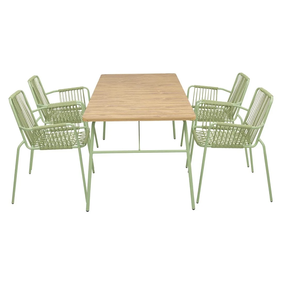 Bolero Melbourne Outdoor Polywood Dining Table 1610x800x734mm - Image 4