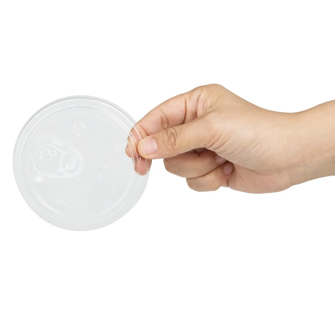 Fiesta Recyclable rPET Strawless Lids for 12/16/20oz Cups (400 Pack) - Image 3