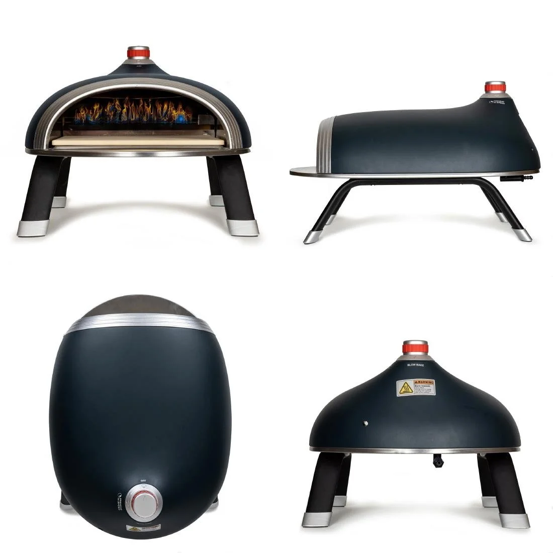 Diavolo Pizza Oven Bundle Navy (Pizza Oven, Regulator, Peel, Carry Handle, Temp Gun) - Image 6