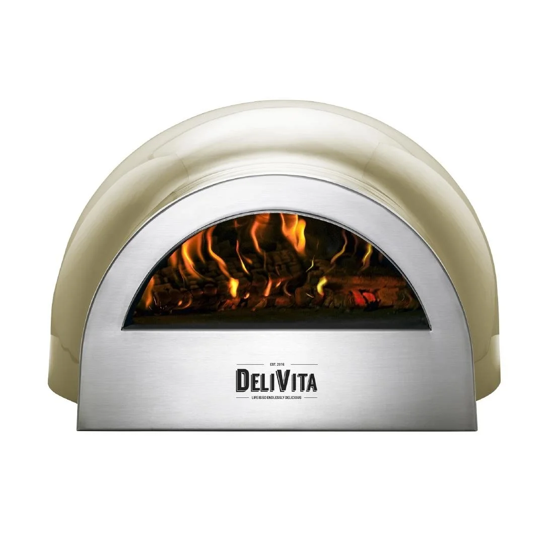 Delivita Pizza Oven Olive Green - Image 2