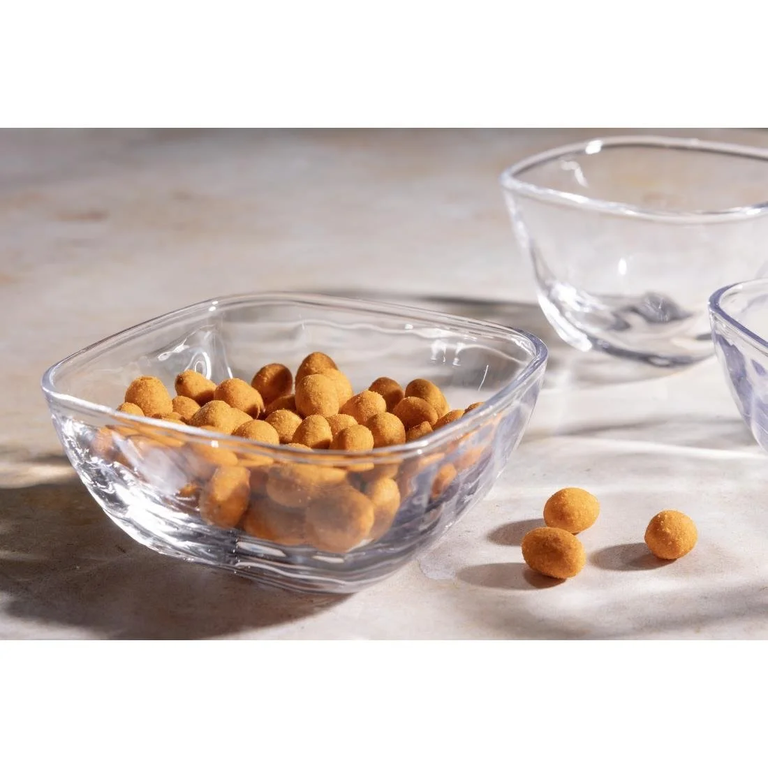Olympia Square Glasses Low Snack Bowls (6 Pack) - Image 5