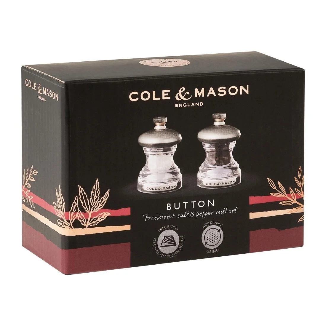 Cole & Mason Button Mill Set - Image 2